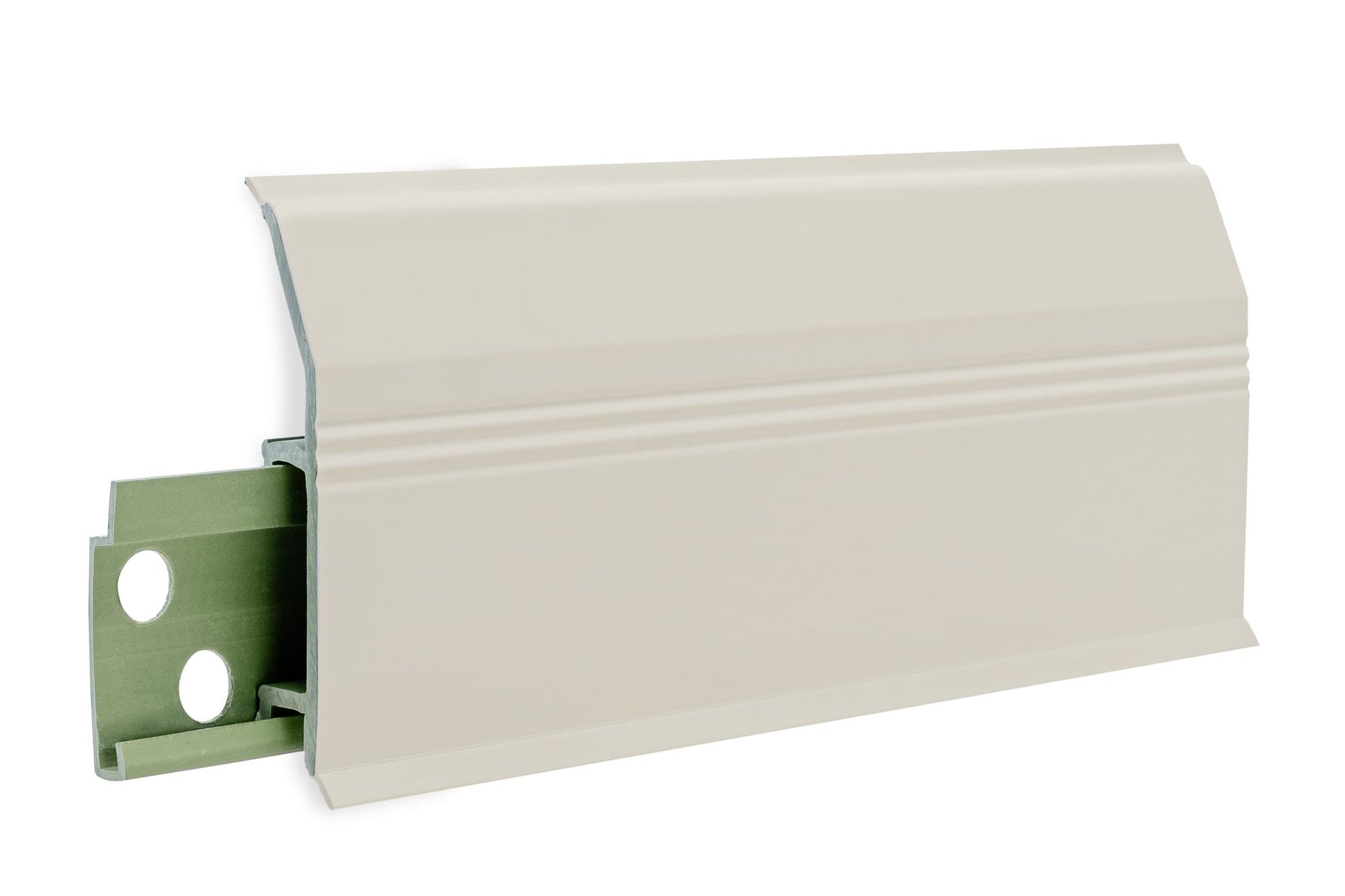 SPC skirting board profile SPC skirting product image showing profile form and surface finish