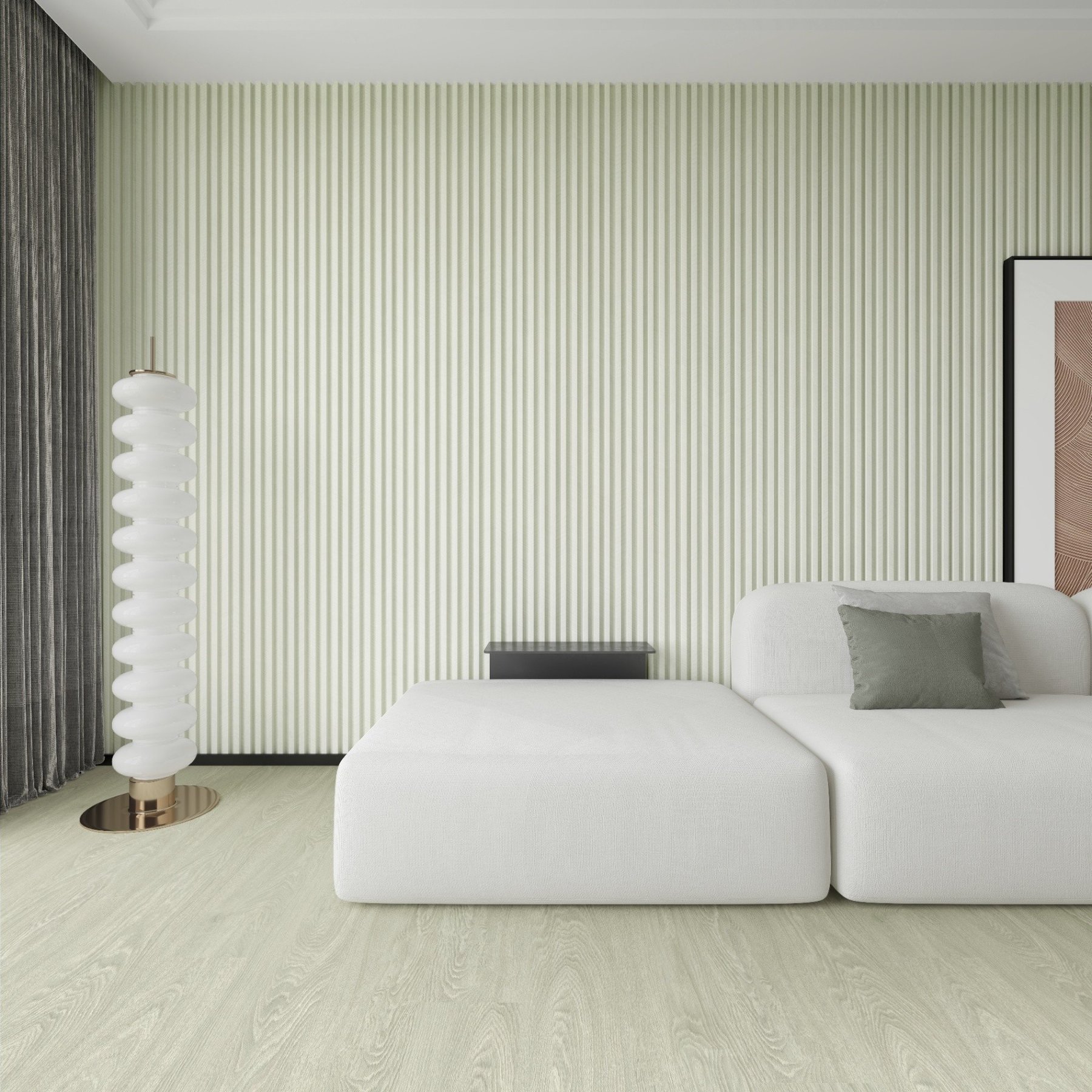 Interior application: Sage Grey
