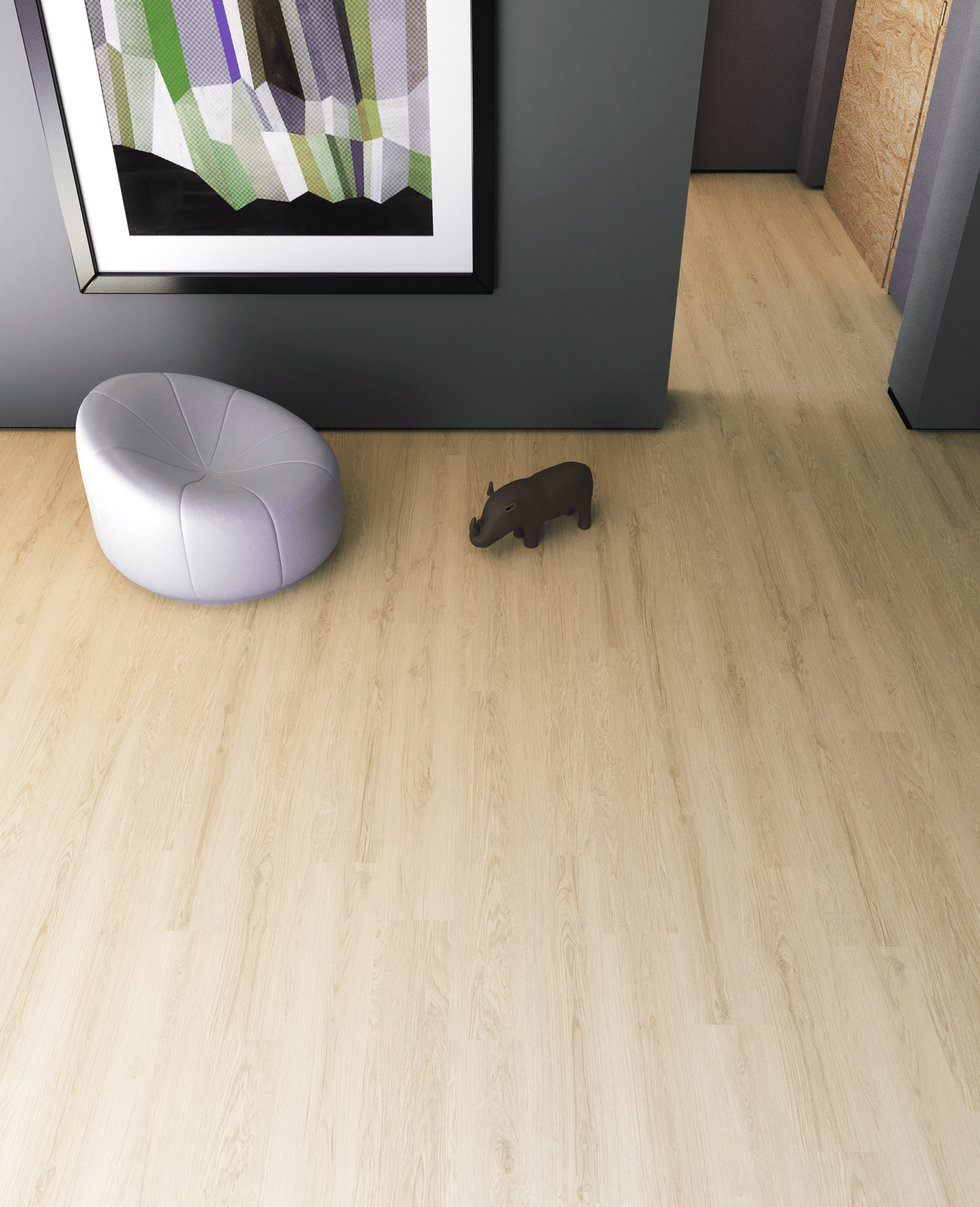 Aplicație în interior: Pale Blonde Oak