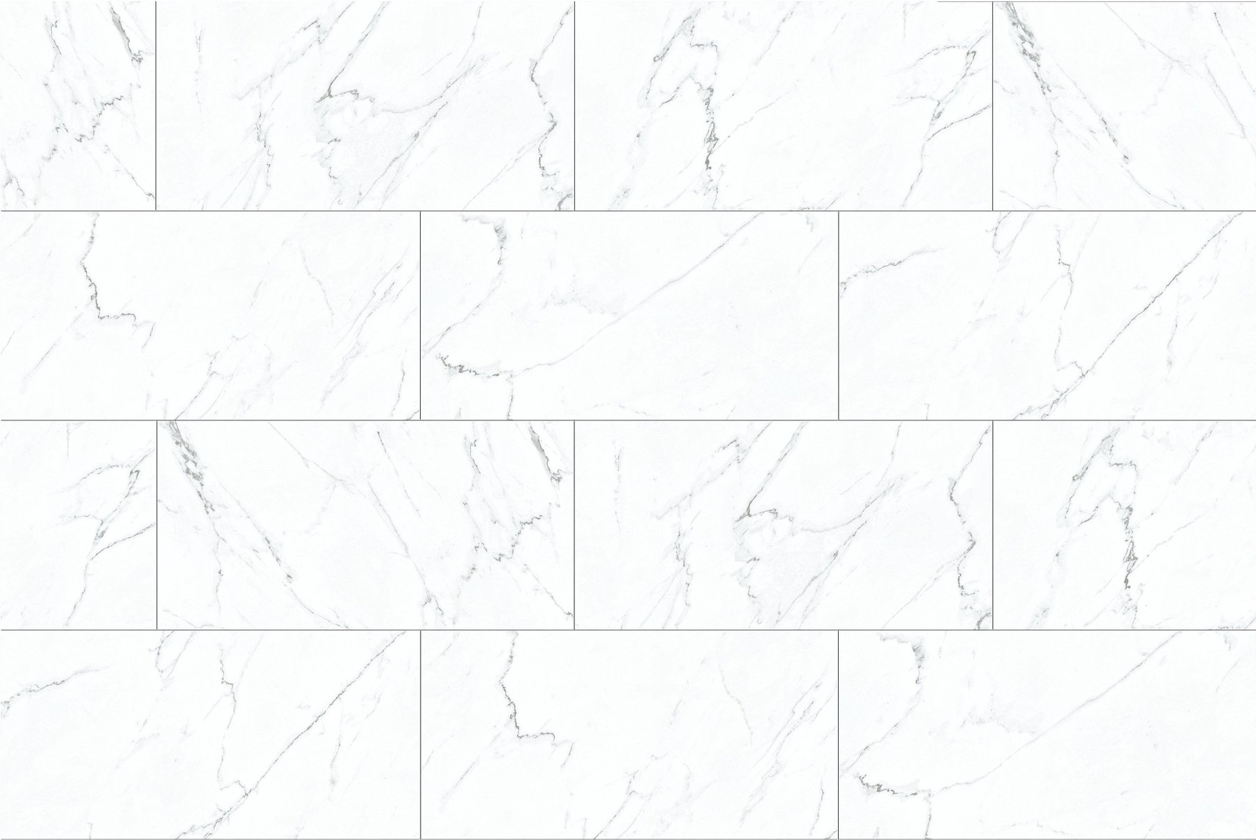 Colour sample: Statuario Bianco