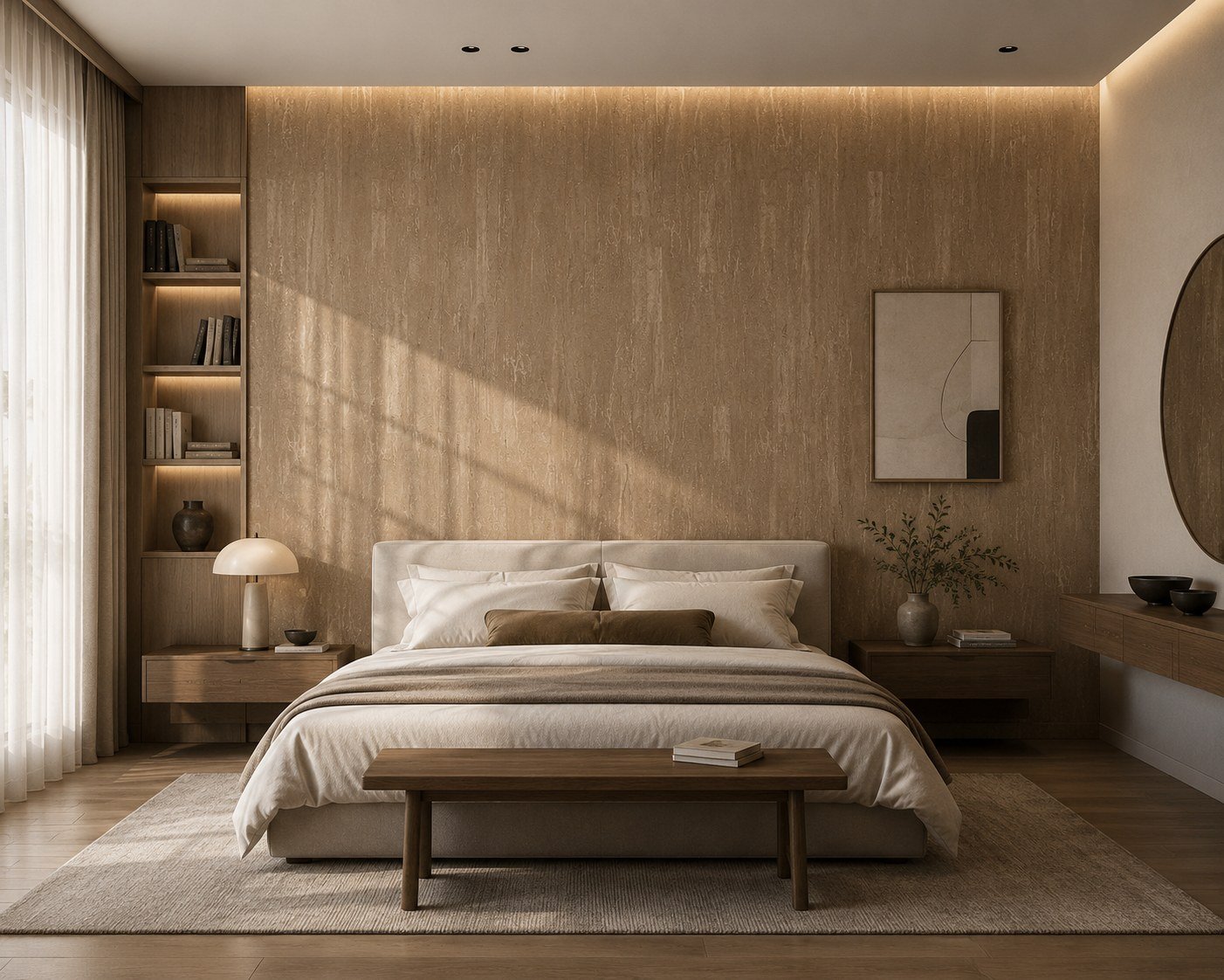 Interior application: Travertine Brown