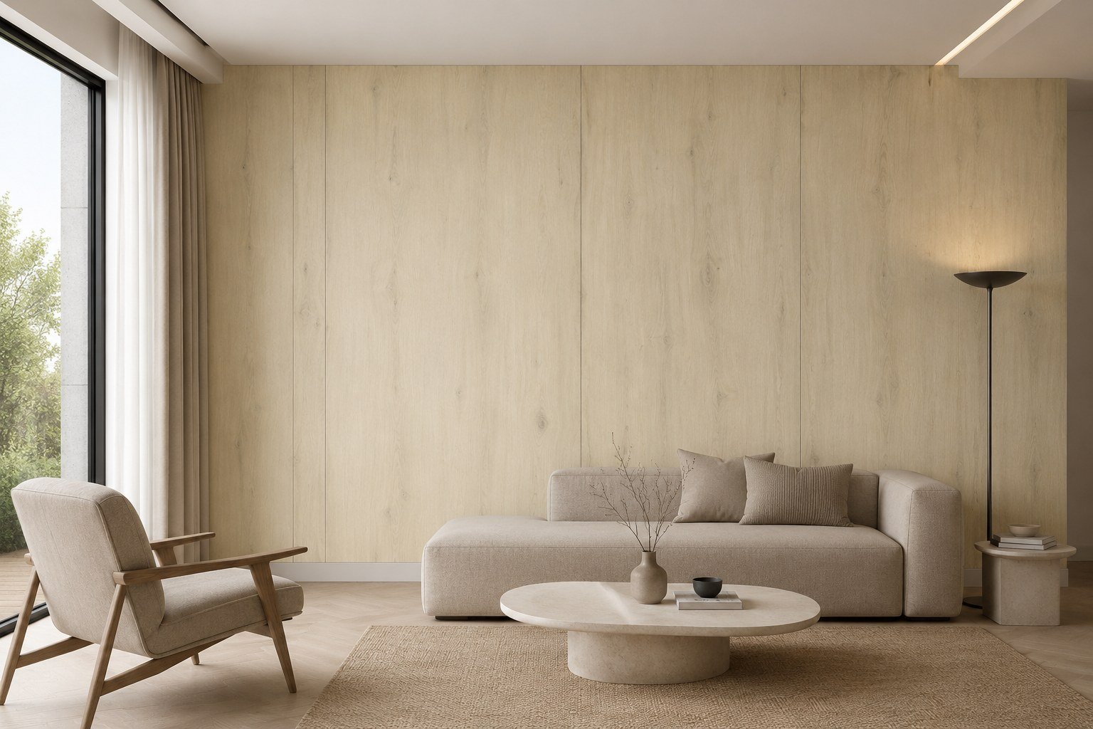 Interior application: Bleached Oak