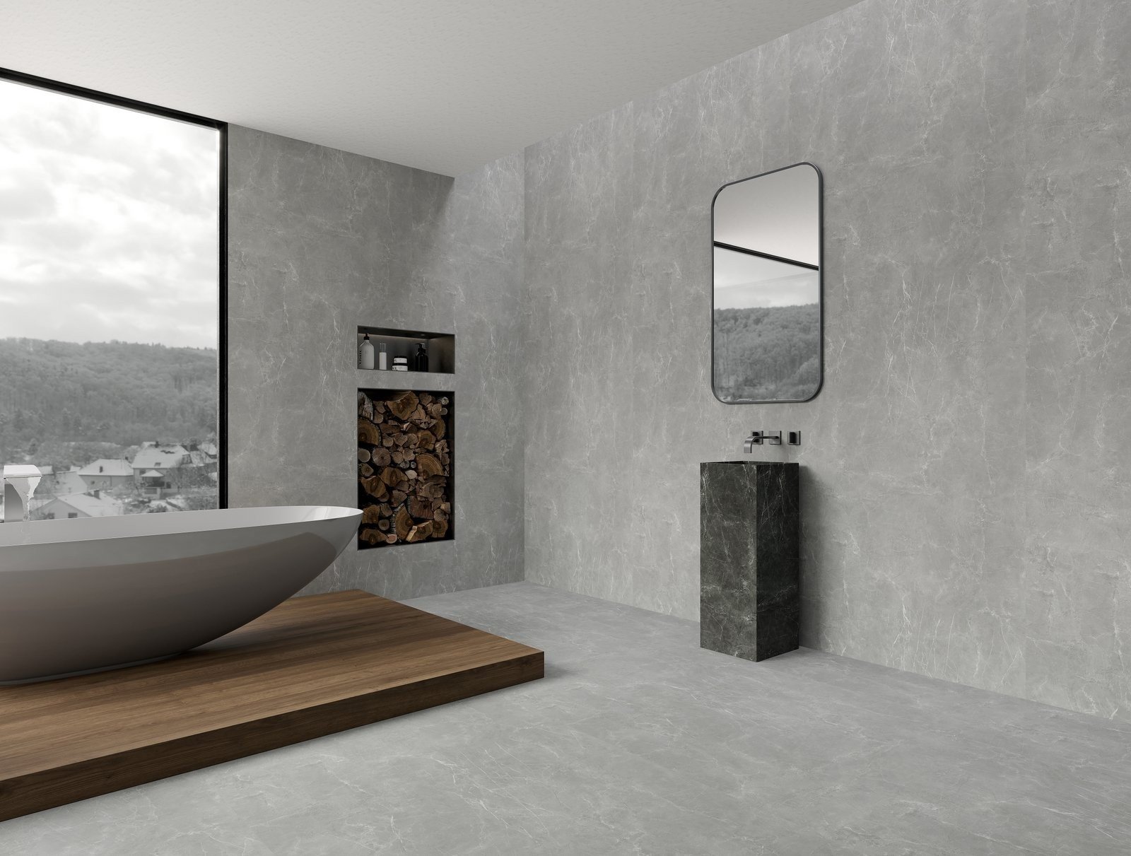 Interior application: Bardiglio Grey